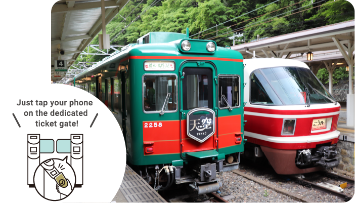 Train/cable car to Koyasan Station